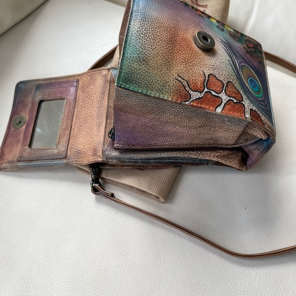Anuschka Leather Crossbody or Clutch - Picture 4 of 7